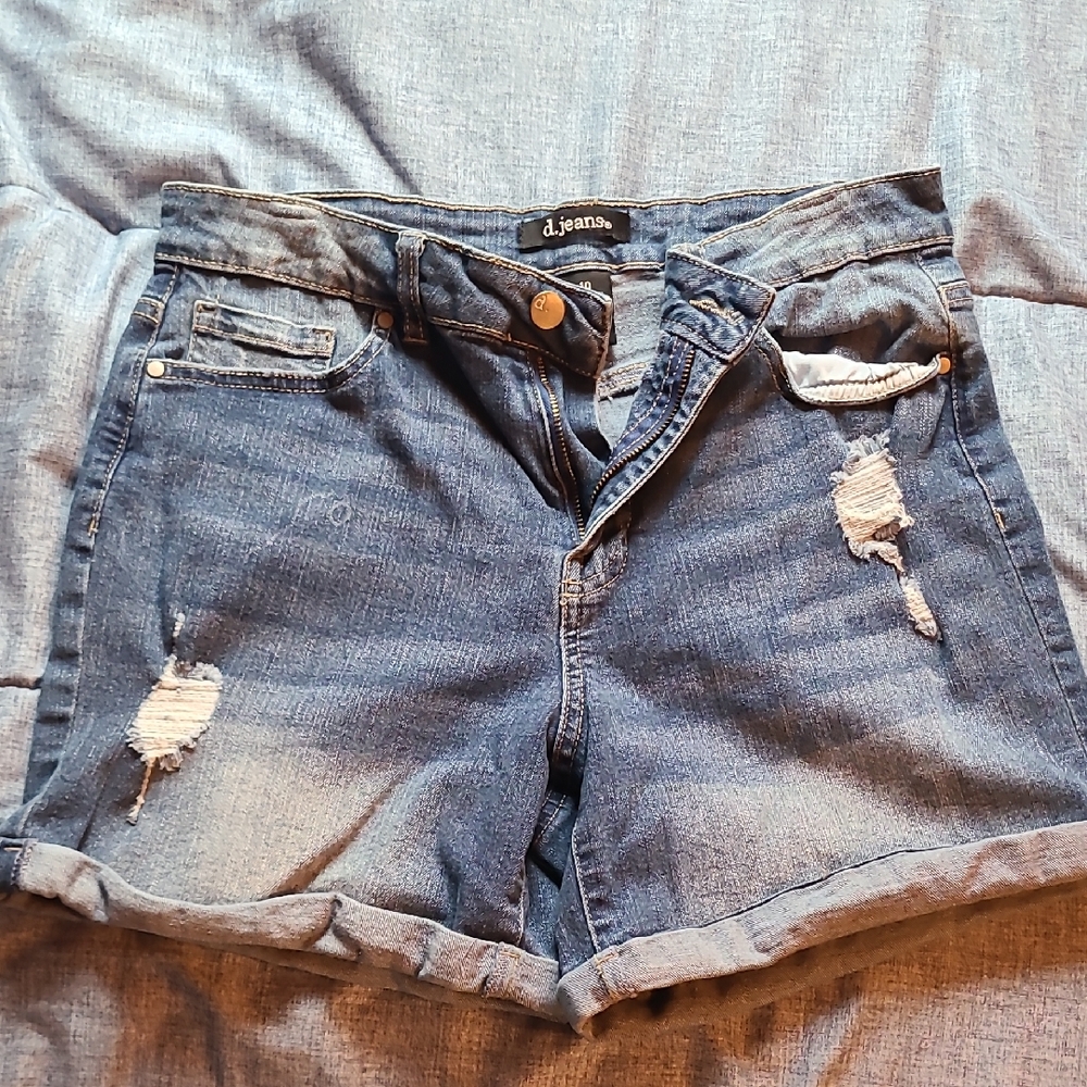 D. Jeans Women's Blue Denim Shorts